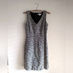 Banana republic heather dress black and white